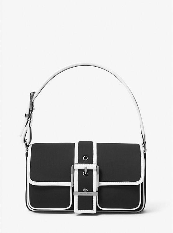 Túi Michael Kors Colby Medium Two-Tone Neoprene Shoulder Bag Nữ Đen