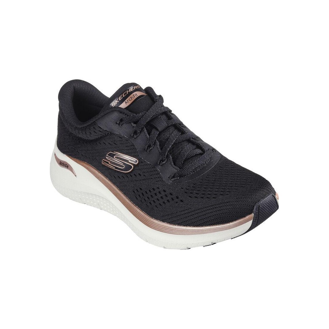 Giày Skechers Arch Fit 2.0 - Glow The Distance Nữ Đen