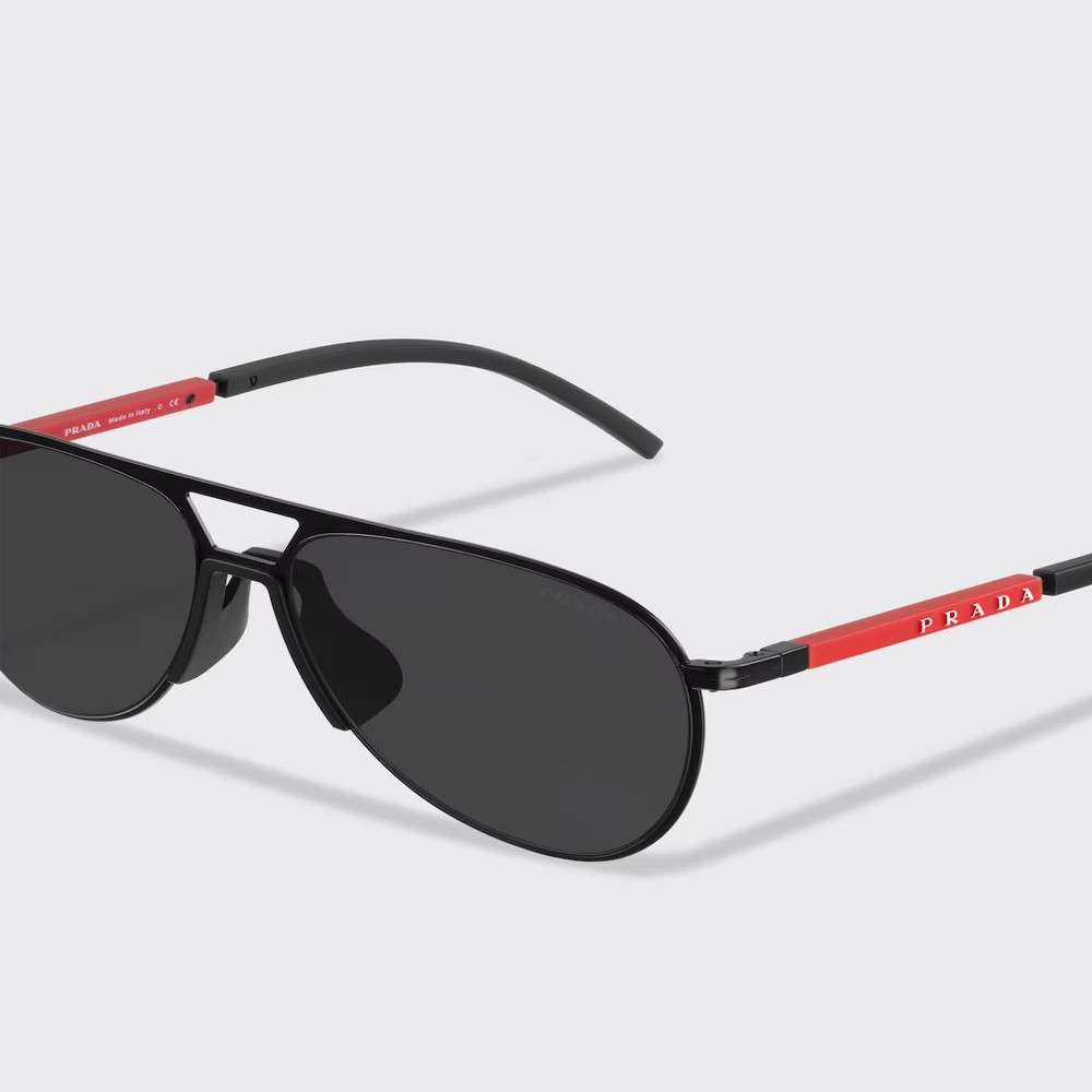 Kính Prada Prada Linea Rossa Active Sunglasses Nam Đen