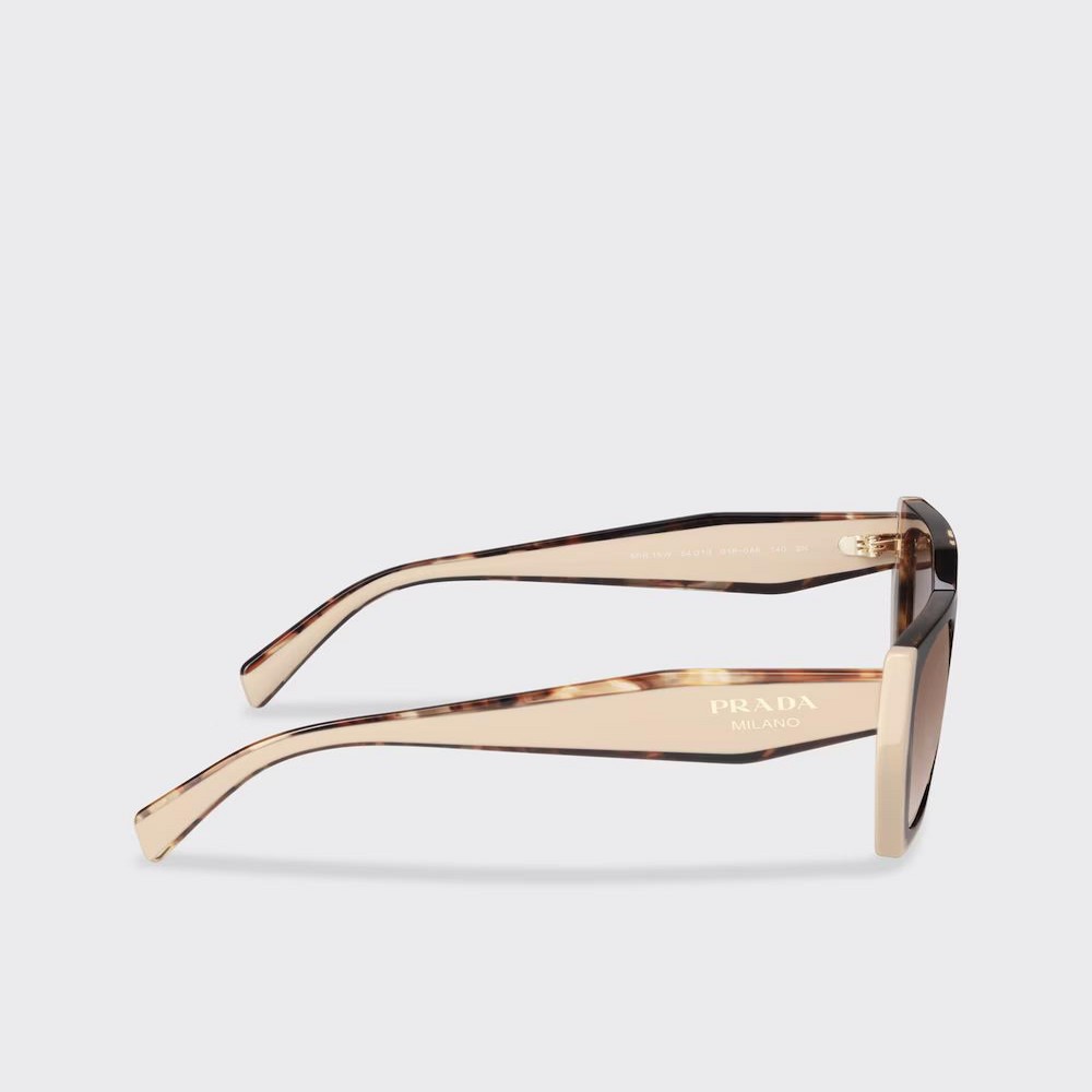 Kính Prada Sunglasses With Prada Logo Nữ Nâu Hồng