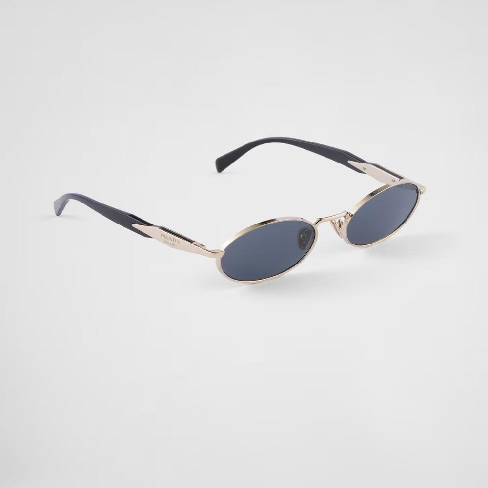 Kính Prada Sunglasses With Prada Logo Nữ Xanh Dương Vàng