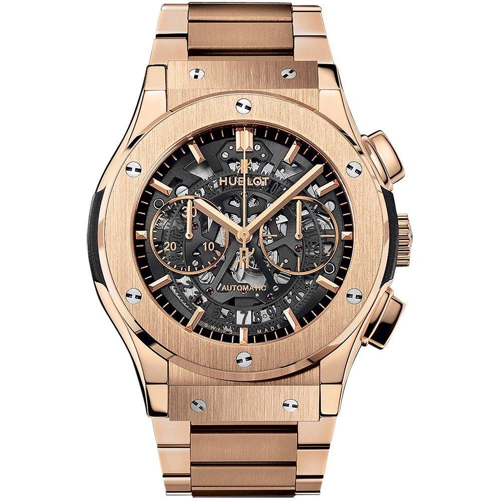 Đồng Hồ Hublot 525.Ox.0180.Ox Classic Fusion Aerofusion Chronograph 45Mm Nam Nâu