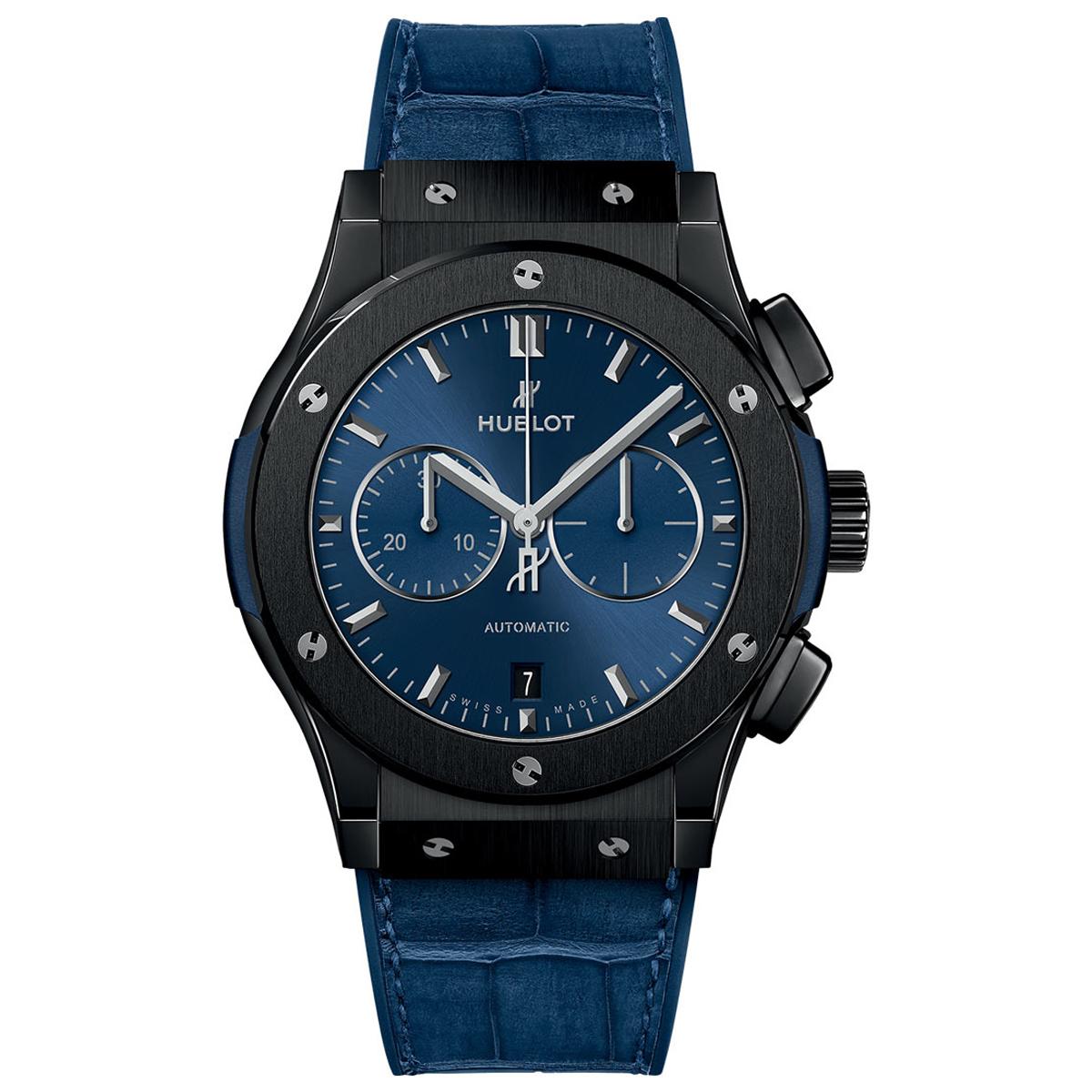 Đồng Hồ Hublot 541.Cm.7170.Lr Classic Fusion Chronograph 42Mm Nam Xanh Navy