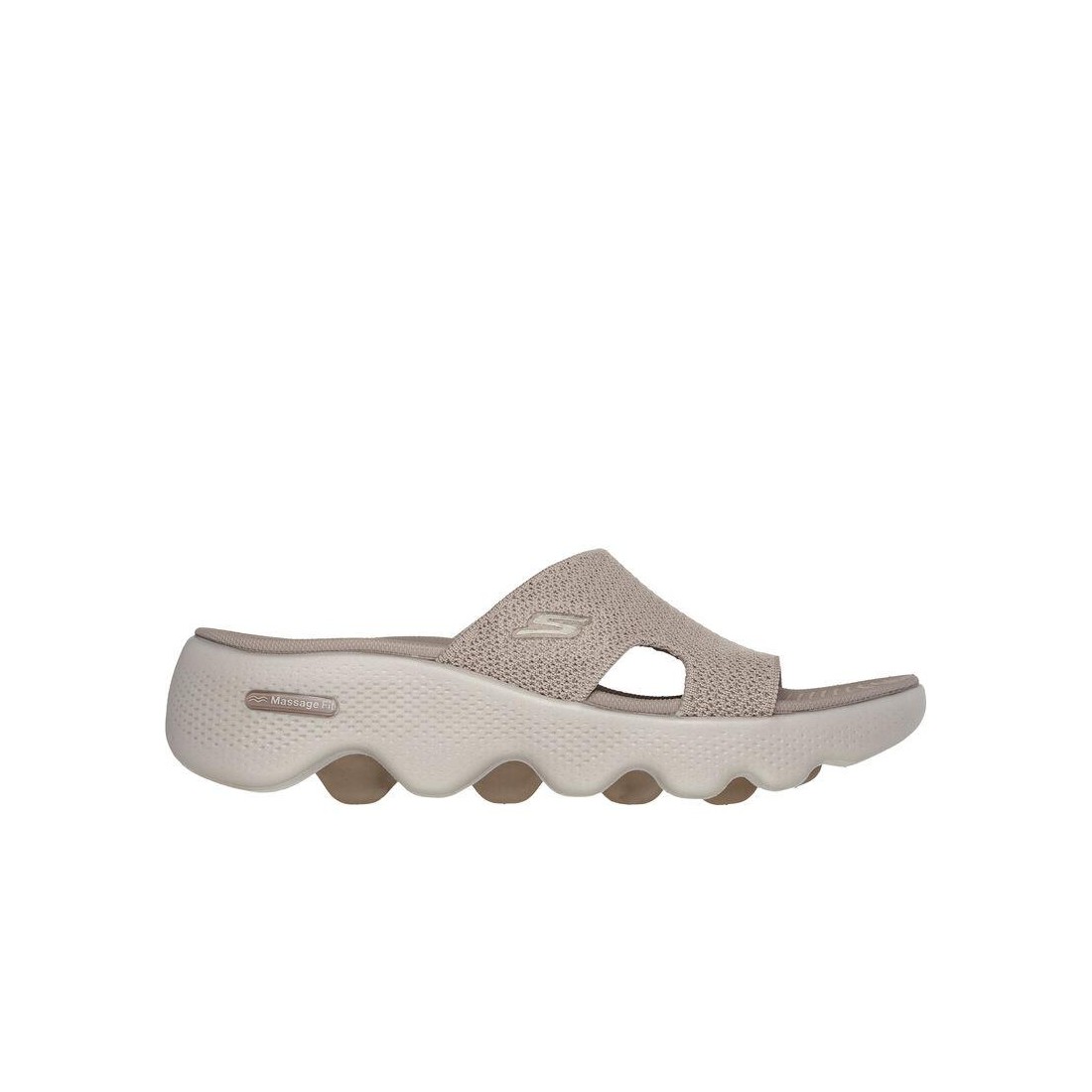 Dép Skechers Go Walk Massage Fit - Vogue Nữ Nâu