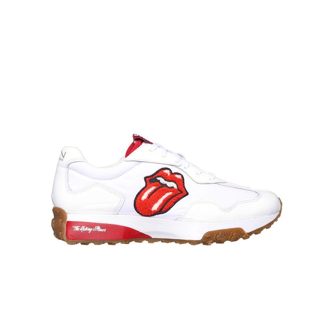 Giày Skechers Rolling Stones: Upper Cut Neo Jogger - Rs Lick Nữ Trắng