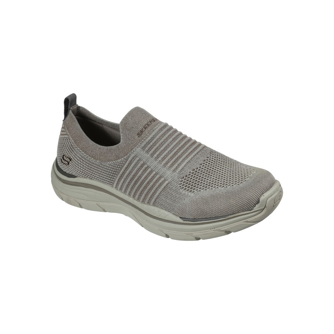 Giày Skechers Relaxed Fit: Expected 2.0 - Hersch Nam Nâu Nhạt