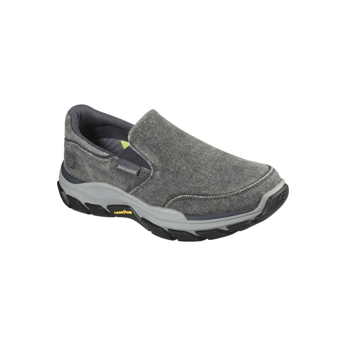 Giày Skechers Relaxed Fit: Respected - Fallston Nam Xám