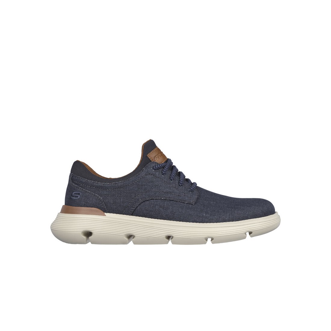 Giày Skechers Garza - Romano Nam Xanh Navy