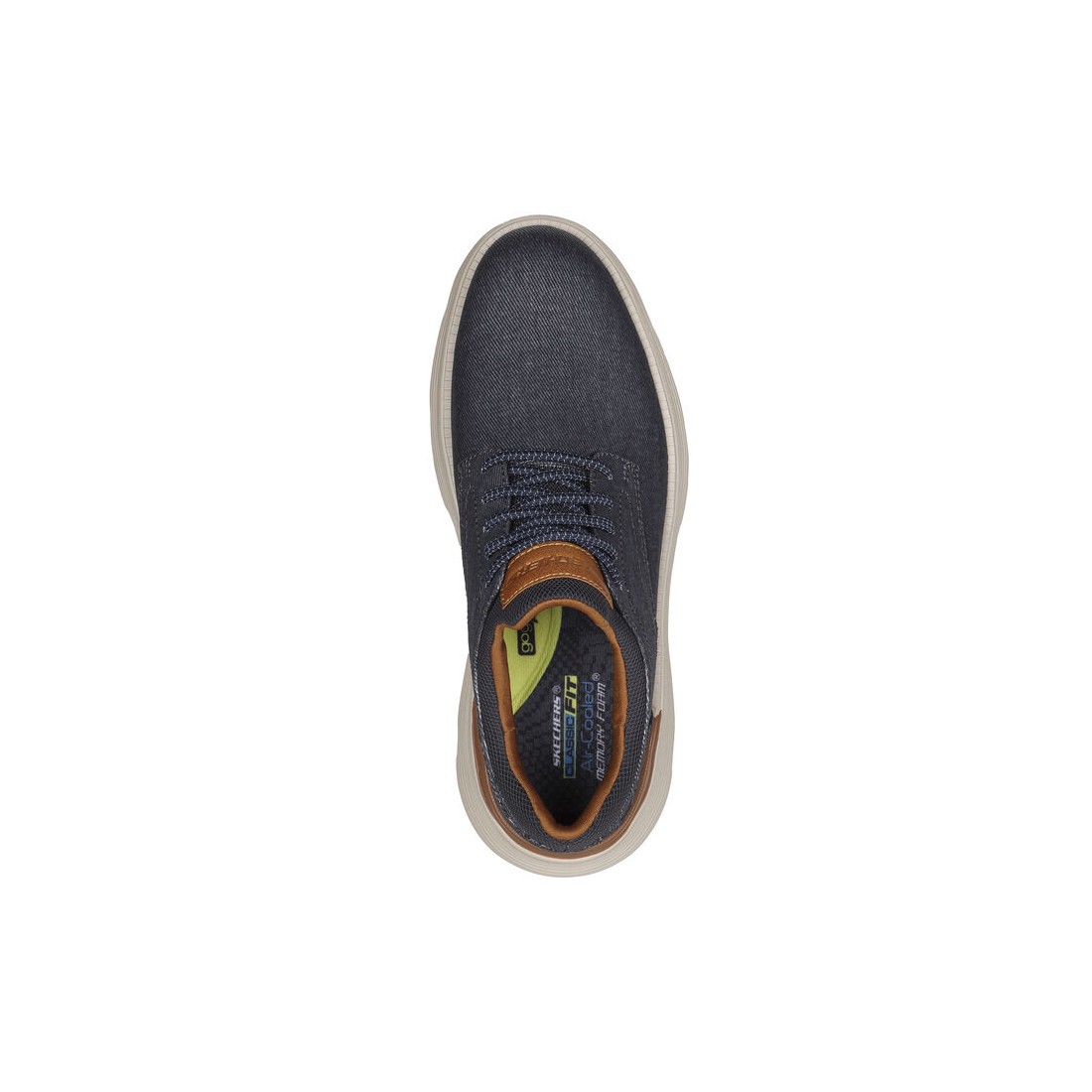 Giày Skechers Garza - Romano Nam Xanh Navy