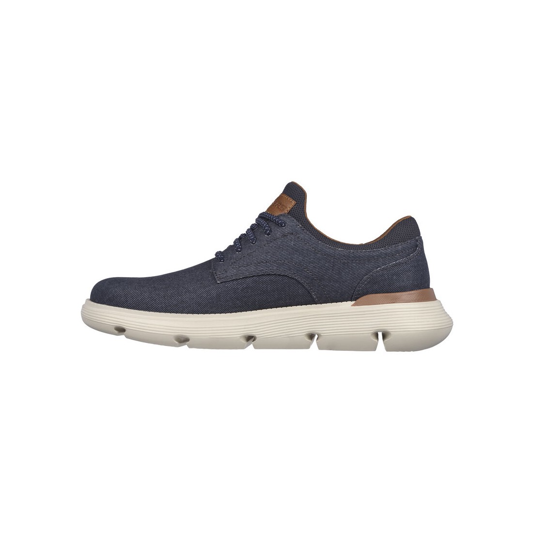 Giày Skechers Garza - Romano Nam Xanh Navy