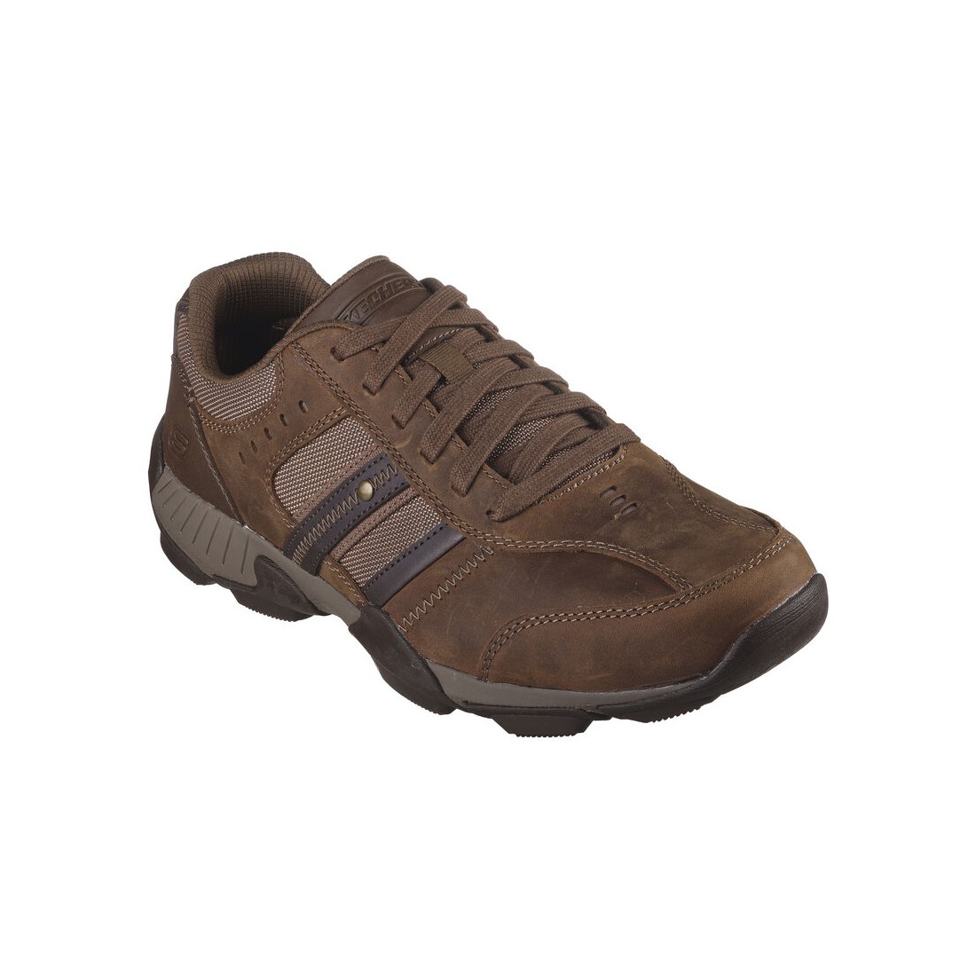 Giày Skechers Relaxed Fit: Metro - Tread Nam Nâu