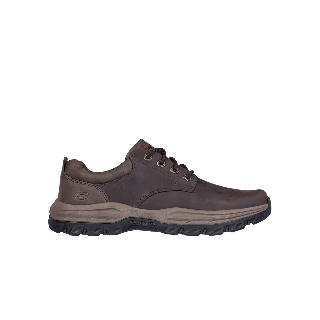 Giày Skechers Relaxed Fit: Knowlson - Leland Nam Nâu Đậm