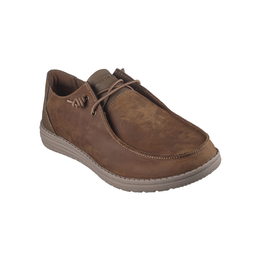 Giày Skechers Relaxed Fit: Melson - Ramilo Nam Nâu