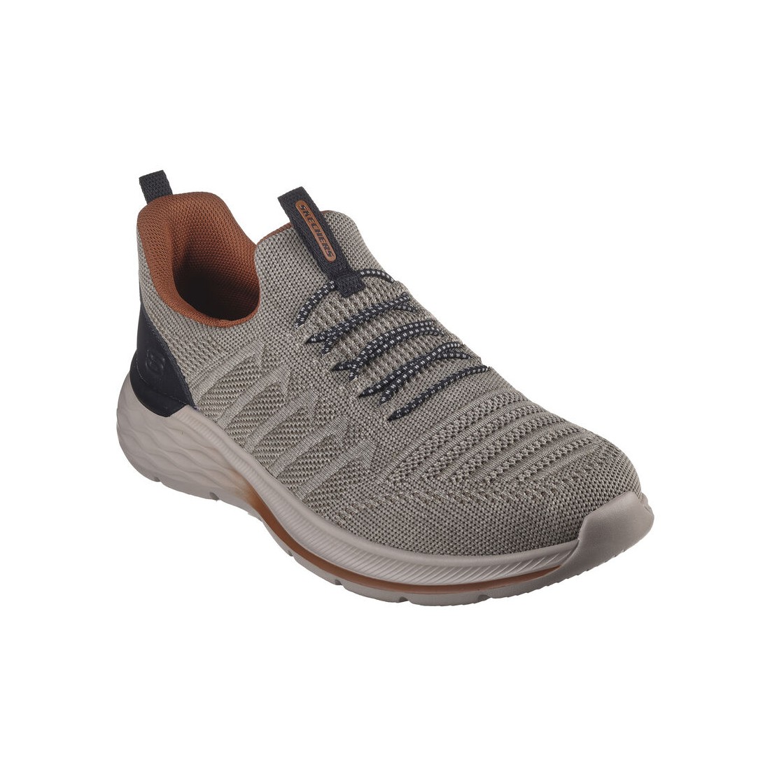 Giày Skechers Relaxed Fit: Garner - Crispin Nam Xám Nâu