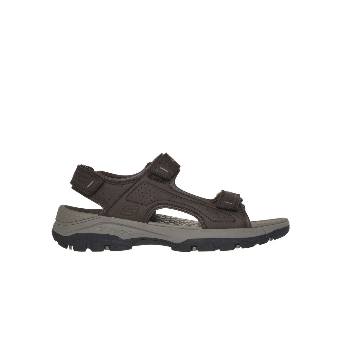 Dép Sandal Skechers Relaxed Fit: Tresmen - Garo Nam Nâu