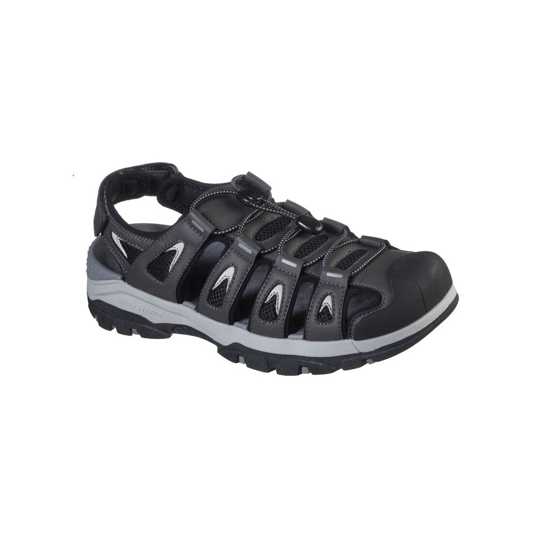 Dép Sandal Skechers Relaxed Fit: Tresmen - Outseen Nam Xám