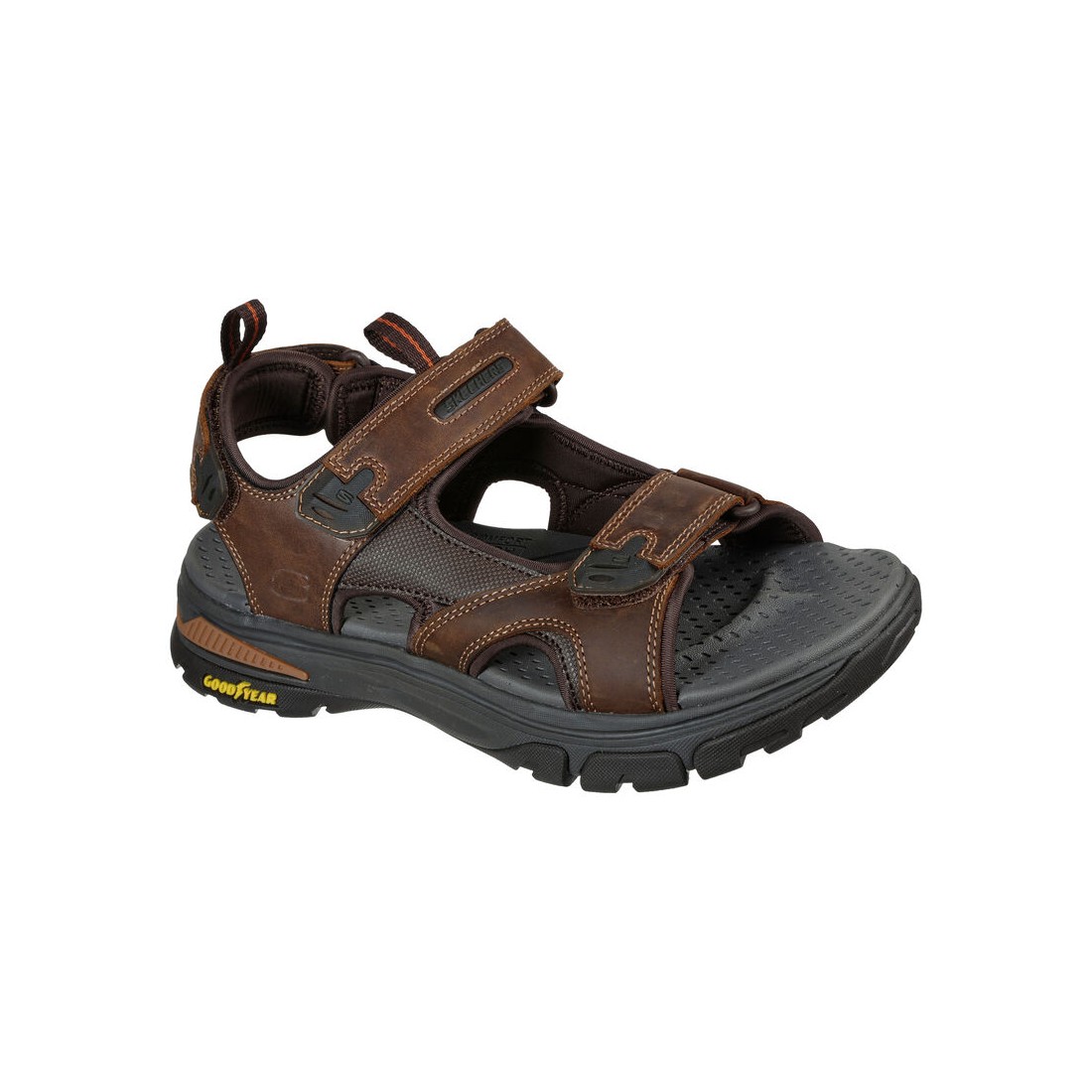 Dép Sandal Skechers Relaxed Fit: Ralcon - Satico Nam Nâu