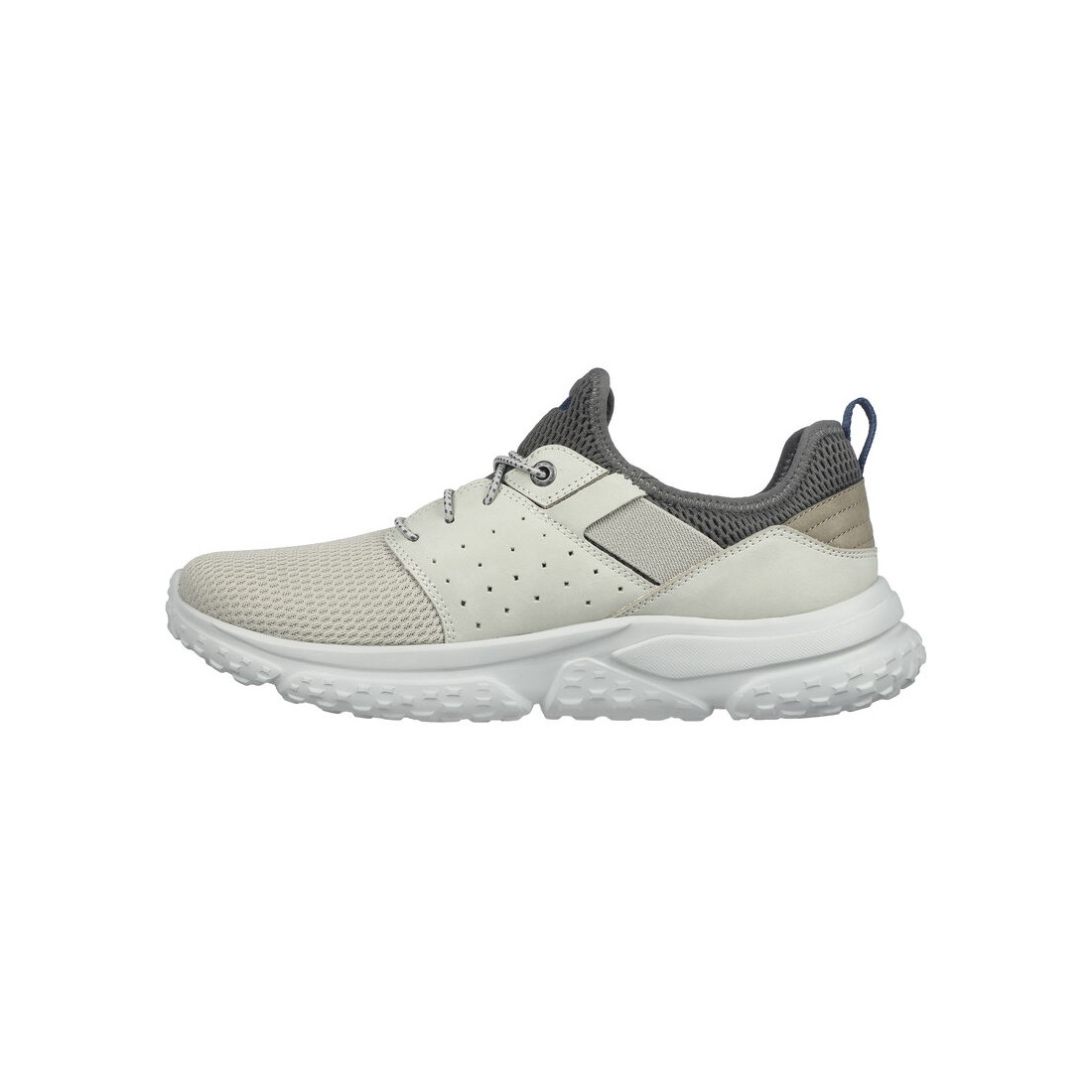 Giày Skechers Relaxed Fit: Solvano - Caspian Nam Xám Nhạt