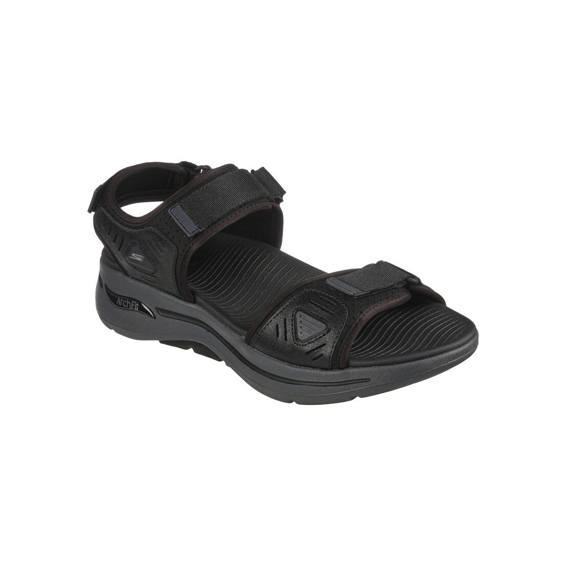 Dép Sandal Skechers Go Walk Arch Fit Sandal Nam Đen