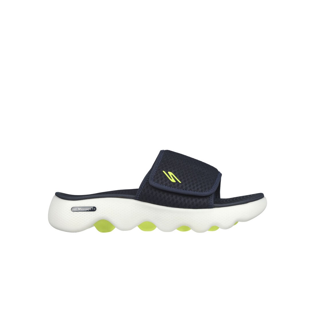 Dép Sandal Skechers Go Walk Massage Fit Sandal Nam Xanh Navy