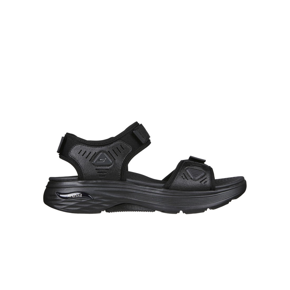 Dép Sandal Skechers Max Cushioning Arch Fit Prime - Archee Nam Đen