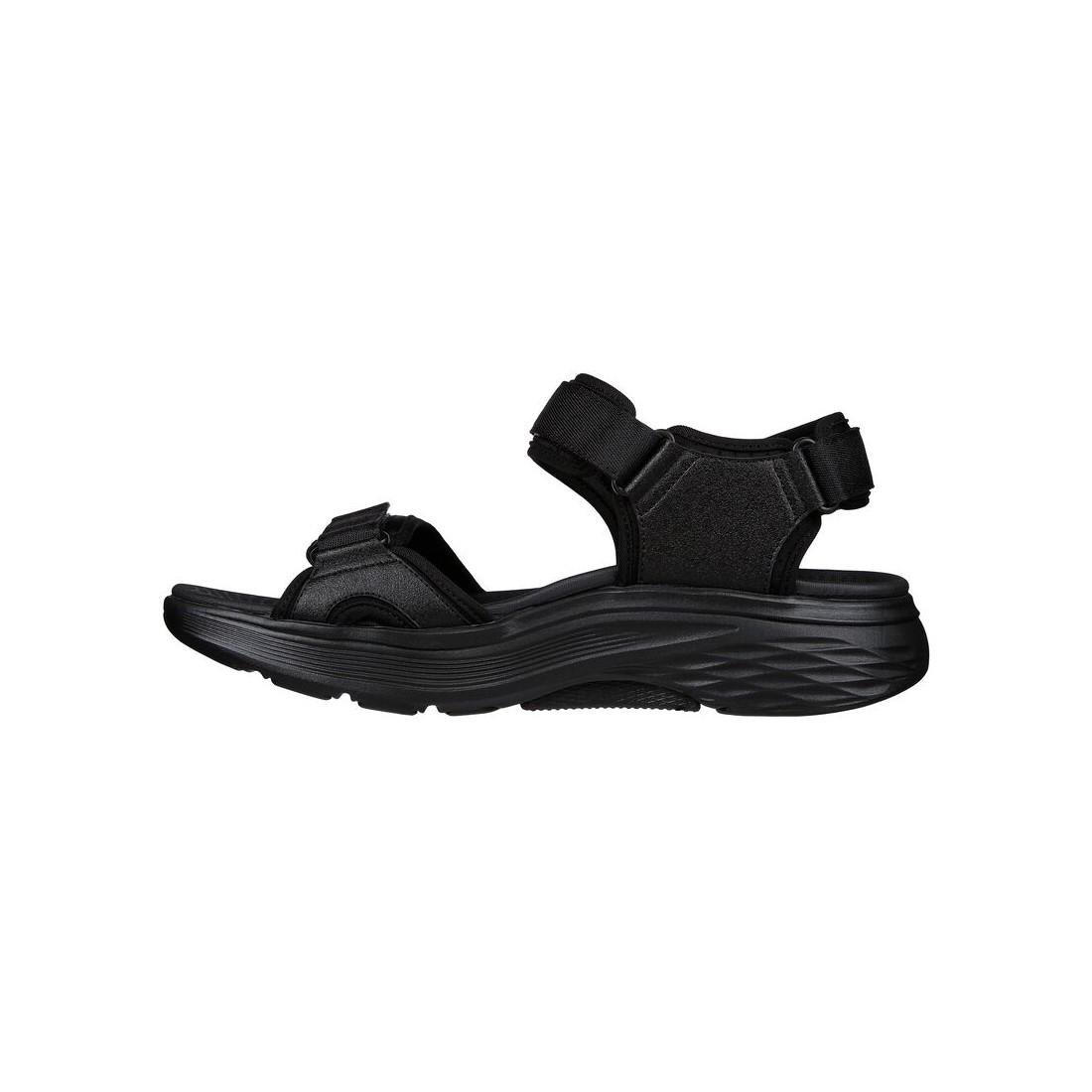 Dép Sandal Skechers Max Cushioning Arch Fit Prime - Archee Nam Đen