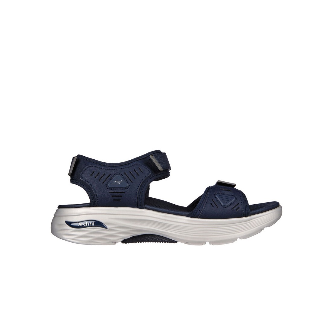 Dép Sandal Skechers Max Cushioning Arch Fit Prime - Archee Nam Xanh Navy