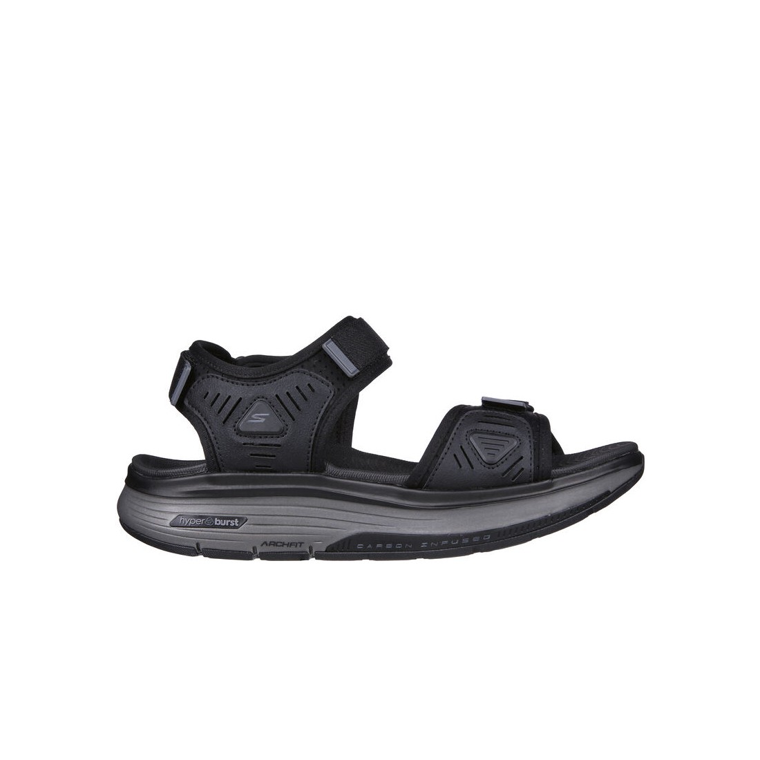 Dép Sandal Skechers Go Walk Workout Walker Sandal Nam Đen