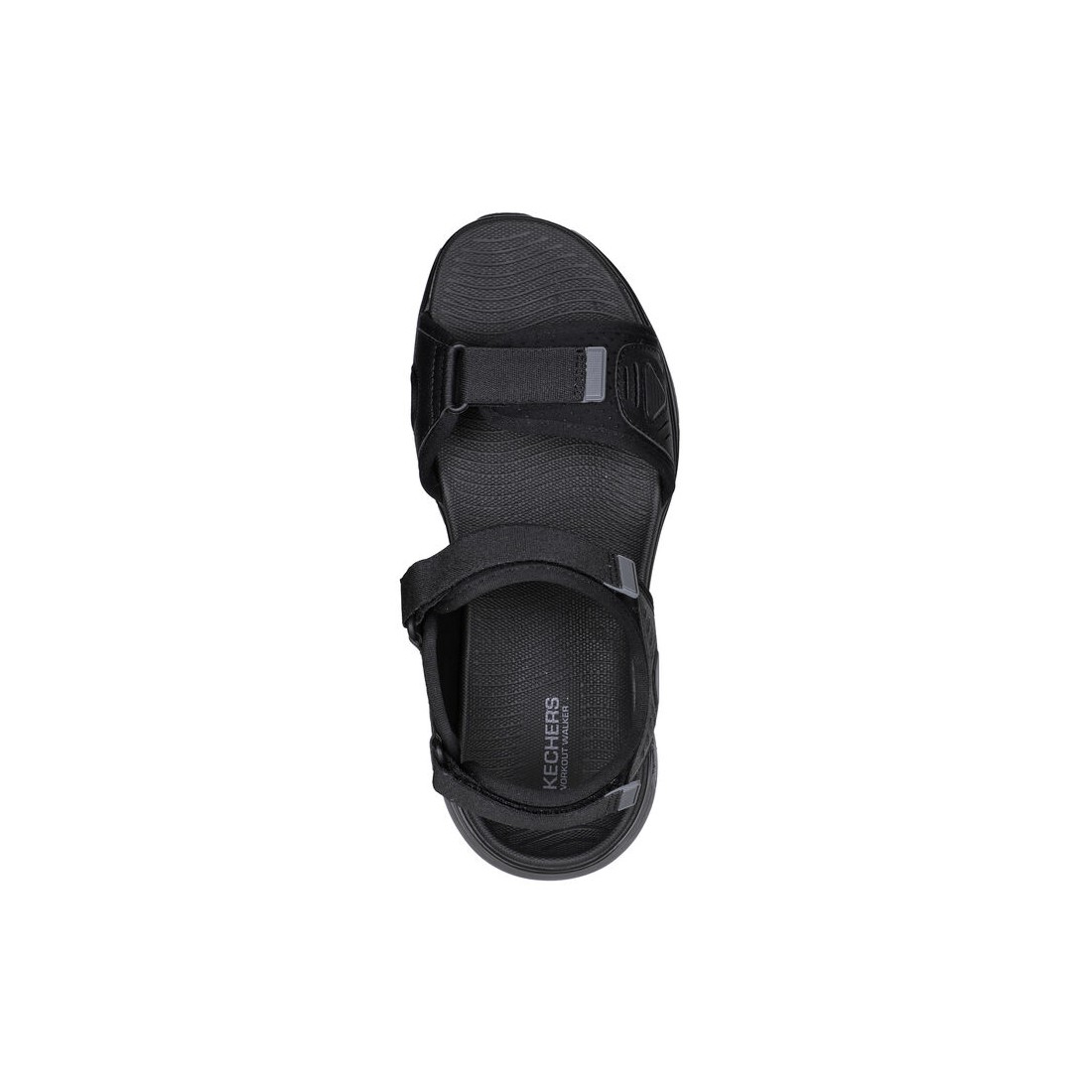 Dép Sandal Skechers Go Walk Workout Walker Sandal Nam Đen