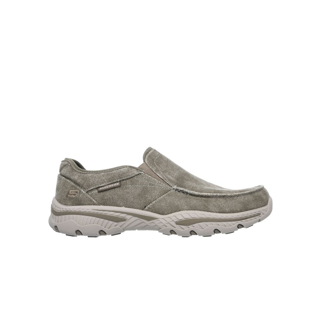 Giày Skechers Relaxed Fit: Creston - Moseco Nam Nâu Nhạt