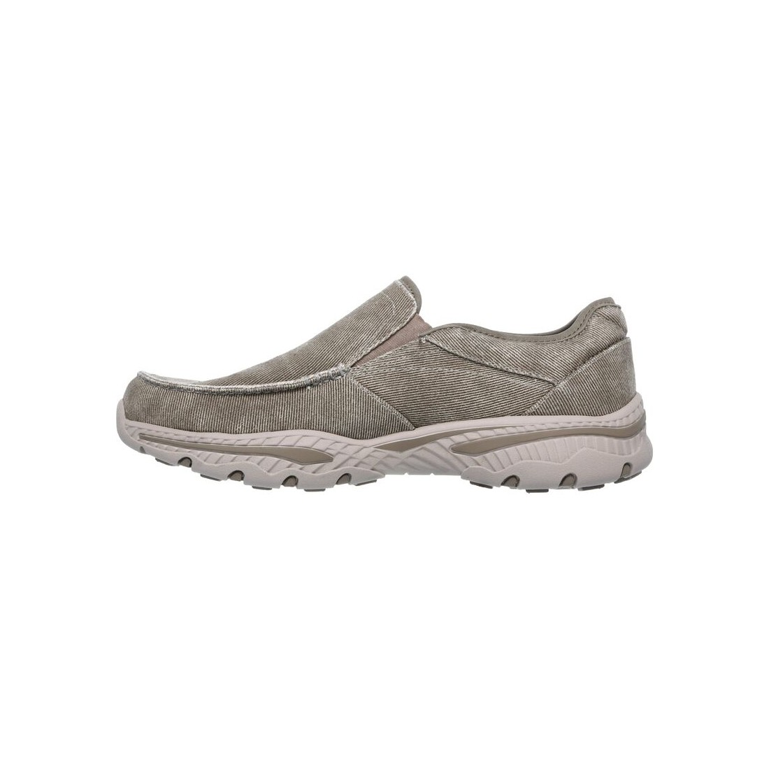 Giày Skechers Relaxed Fit: Creston - Moseco Nam Nâu Nhạt