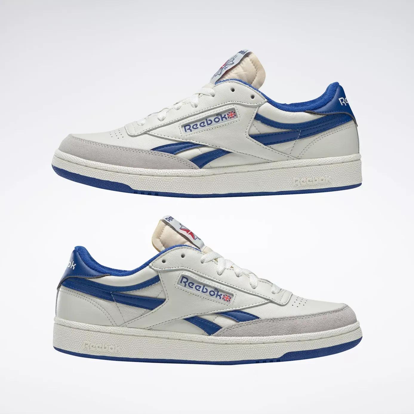 Giày Reebok Club C Revenge Vintage Nam Trắng Xanh Dương