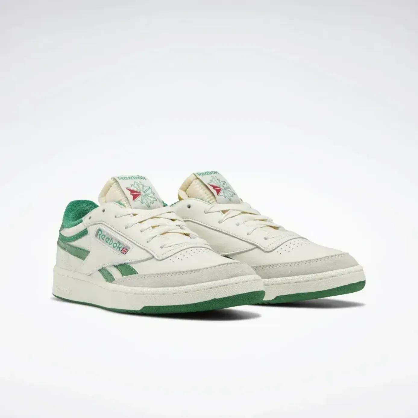 Giày Reebok Club C Revenge Vintage Shoes Nam Trắng Xanh Lá