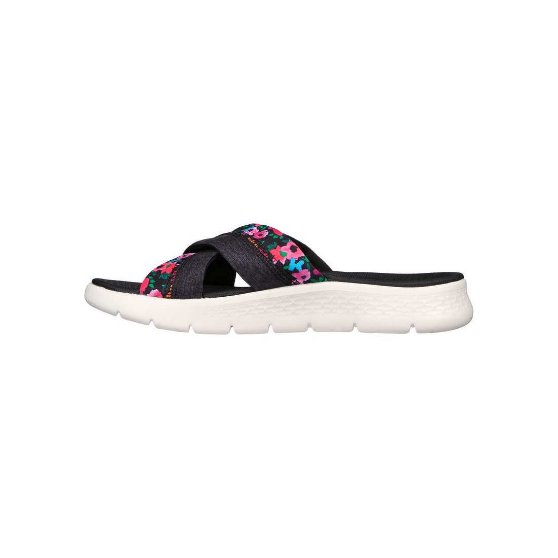 Dép Skechers Go Walk Flex Sandal - Blossoms Nữ Đen