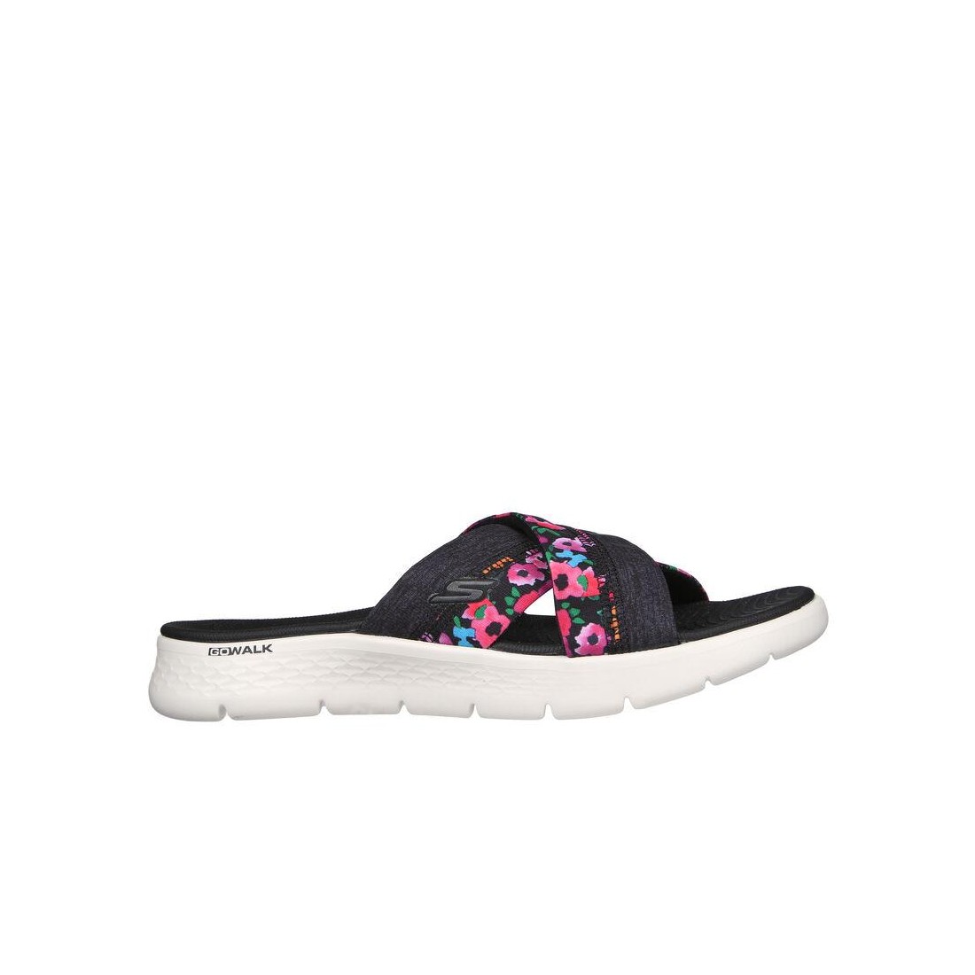 Dép Skechers Go Walk Flex Sandal - Blossoms Nữ Đen