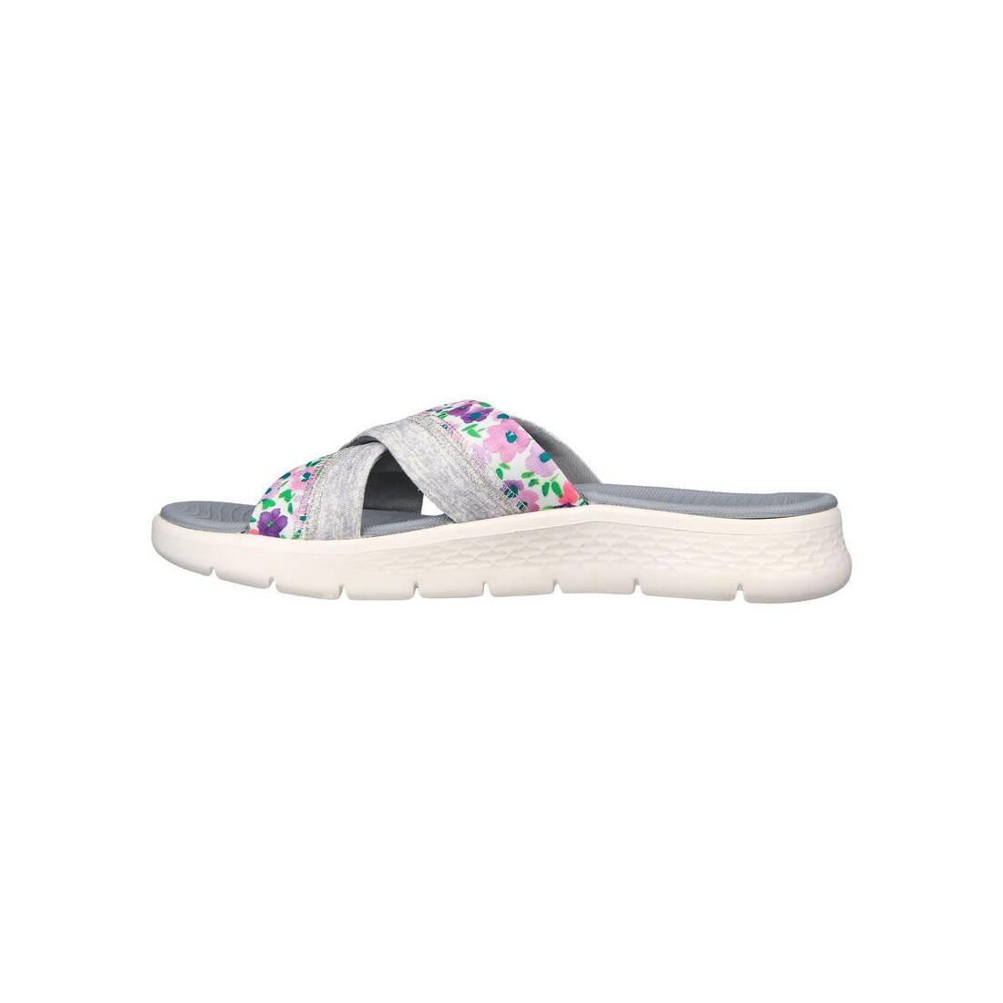 Dép Skechers Go Walk Flex Sandal - Blossoms Nữ Xám