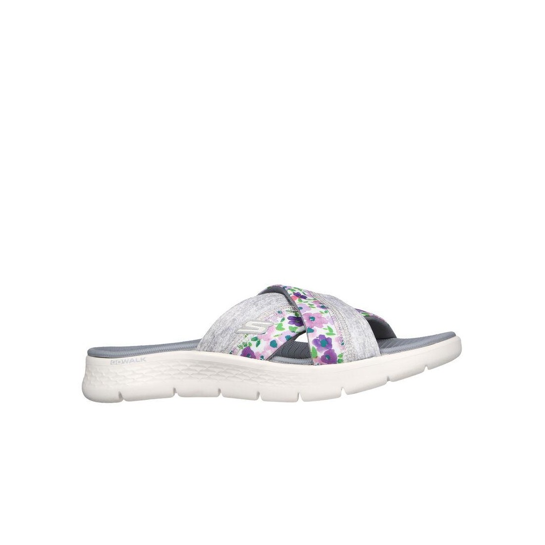 Dép Skechers Go Walk Flex Sandal - Blossoms Nữ Xám