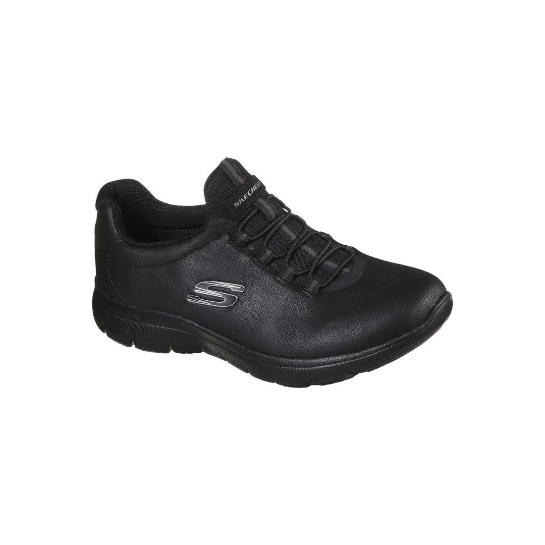 Giày Skechers Summits - Oh So Smooth Nữ Đen