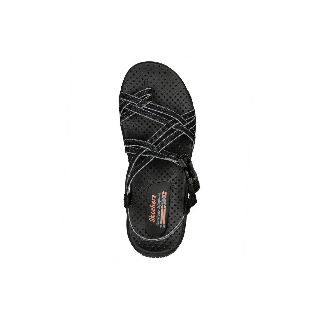 Dép Skechers Reggae - Fun Banter Nữ Đen