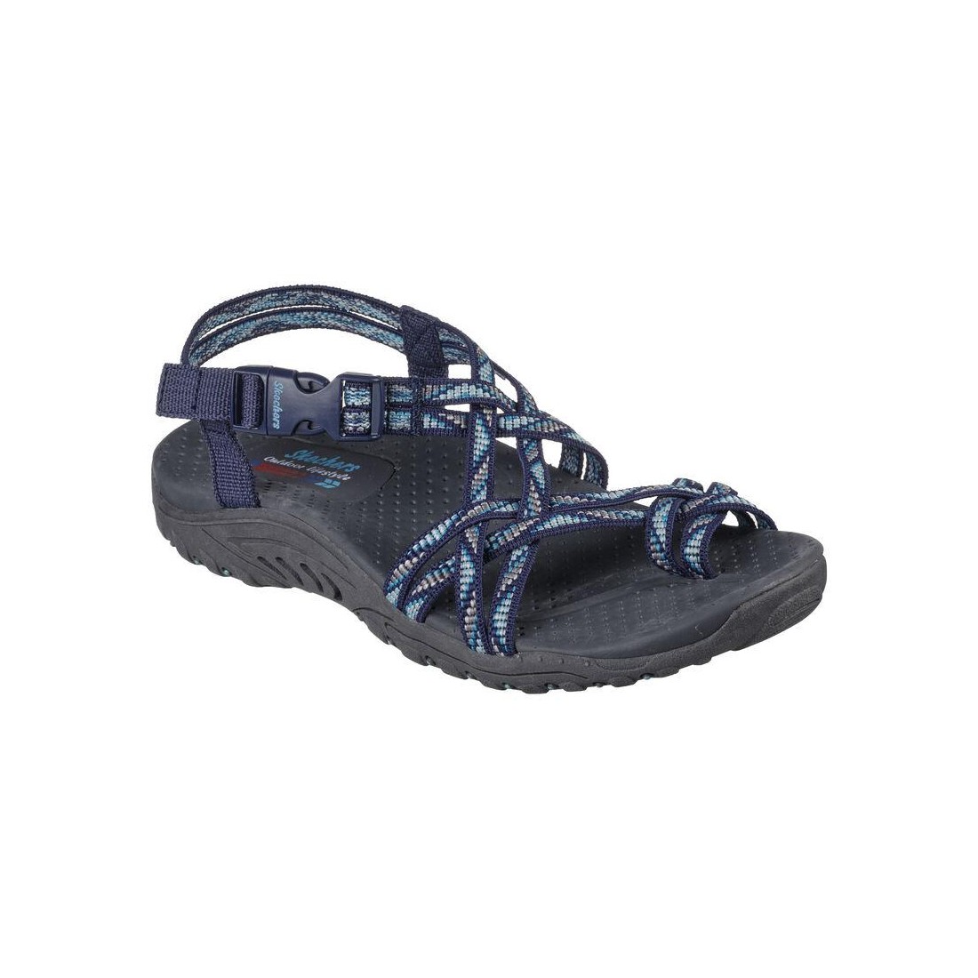 Dép Skechers Reggae - Trail Grazer Nữ Xanh Navy