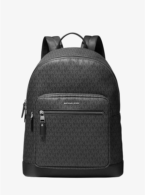 Túi Michael Kors Hudson Logo Backpack Nam Đen