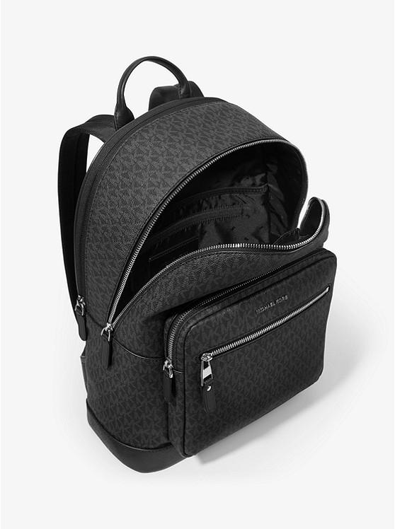 Túi Michael Kors Hudson Logo Backpack Nam Đen