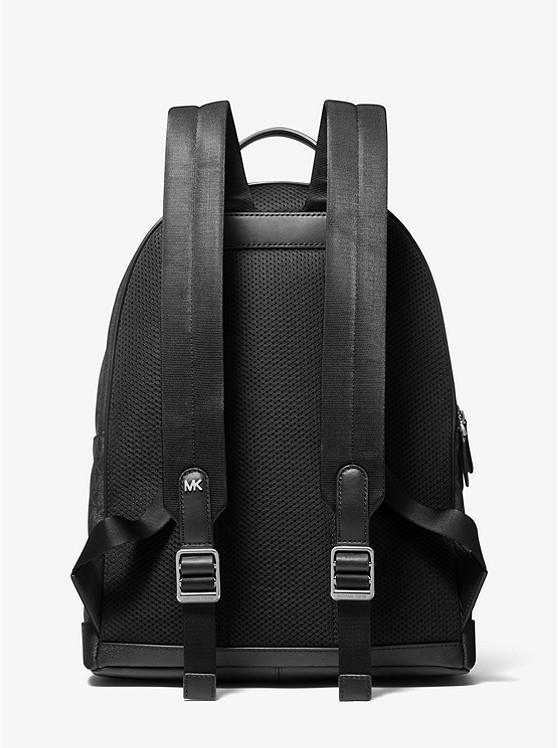 Túi Michael Kors Hudson Logo Backpack Nam Đen