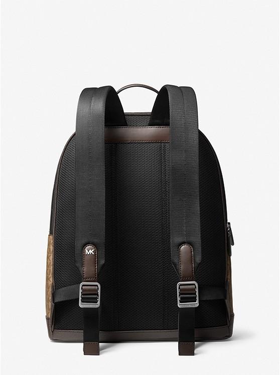 Túi Michael Kors Hudson Logo Backpack Nam Nâu