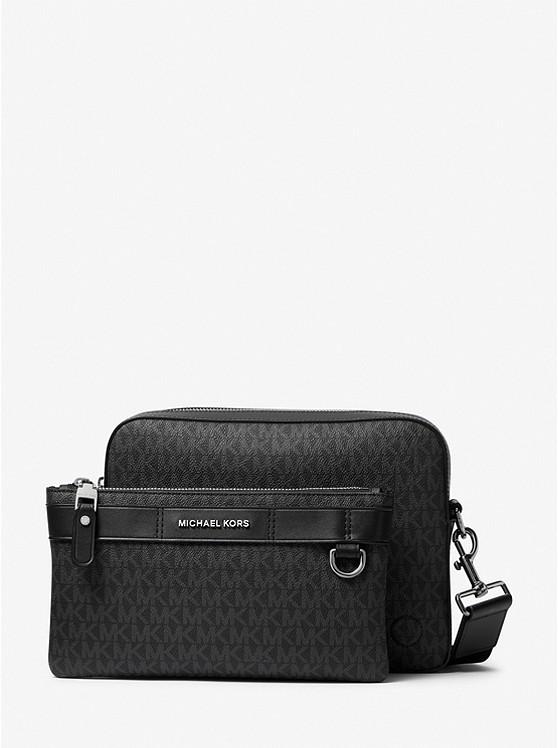 Túi Michael Kors Hudson 2-In-1 Logo Crossbody Bag Nam Đen