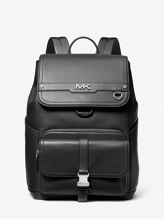 Túi Michael Kors Varick Leather Backpack Nam Đen