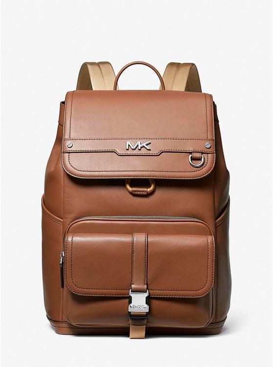 Túi Michael Kors Varick Leather Backpack Nam Nâu