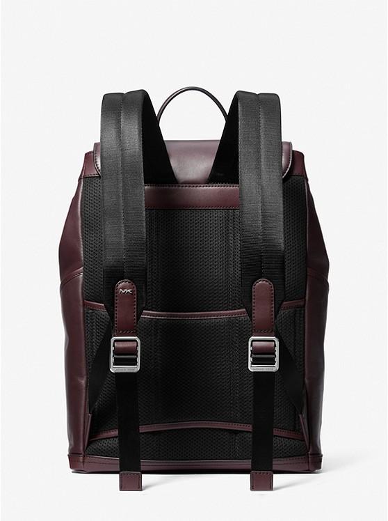 Túi Michael Kors Varick Leather Backpack Nam Nâu Đậm