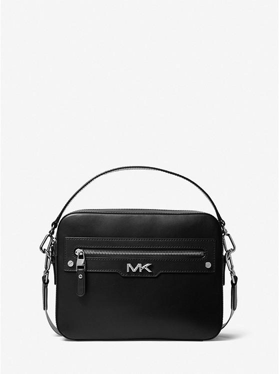 Túi Michael Kors Varick Leather Camera Bag Nam Đen