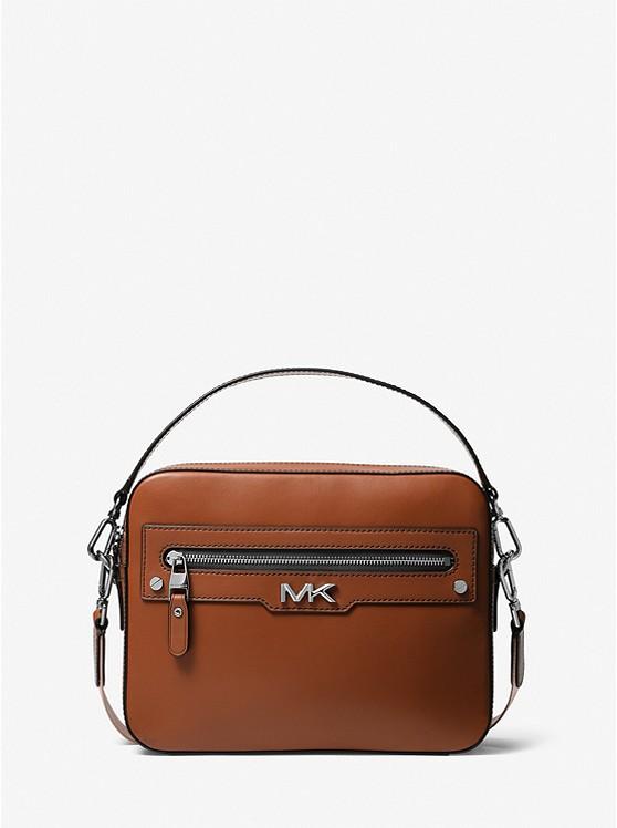 Túi Michael Kors Varick Leather Camera Bag Nam Nâu